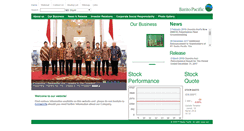 Desktop Screenshot of barito-pacific.com